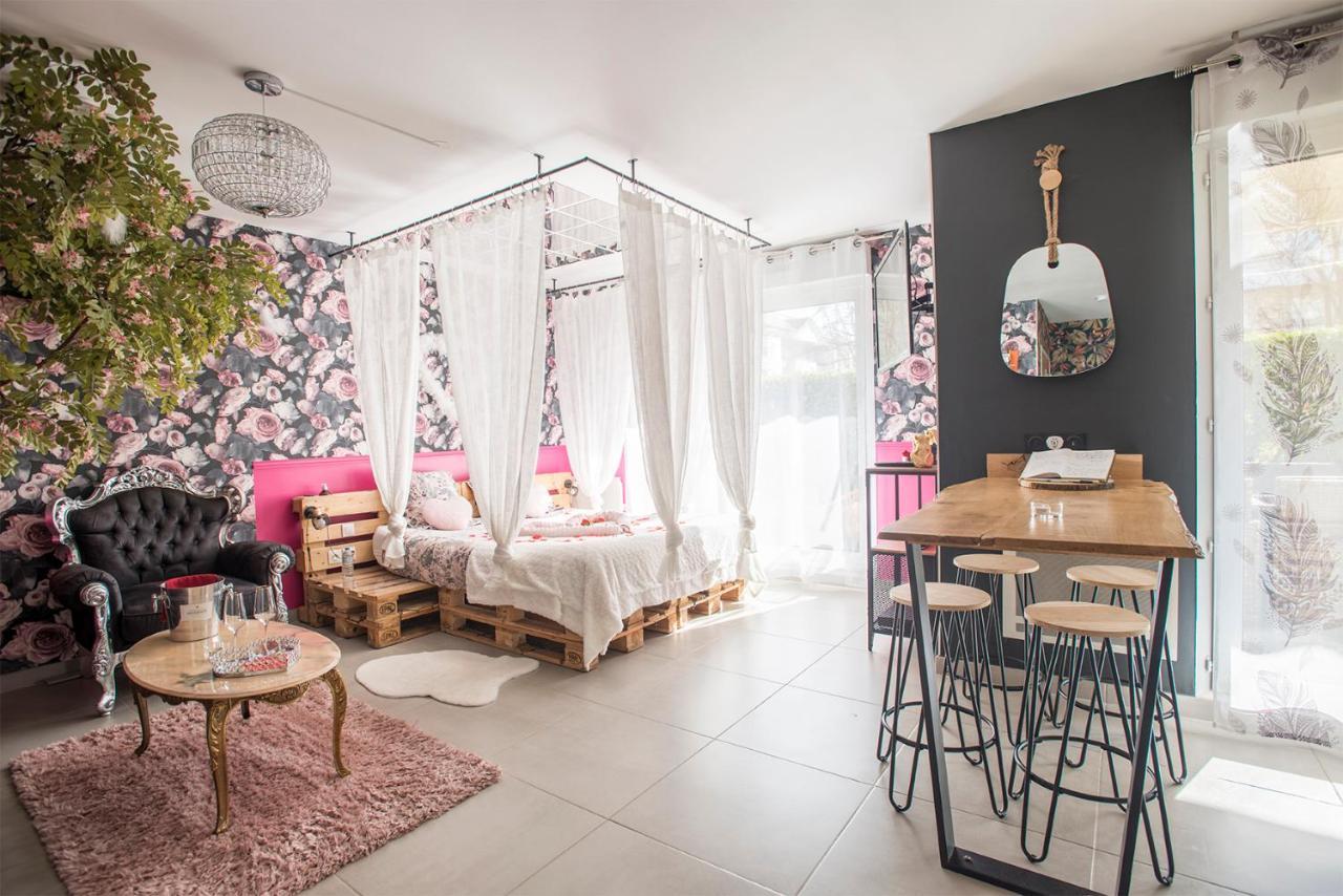 Romantisme Et Glamour 2 Avec Spa , Clim Et Jardin Dijon Exteriör bild